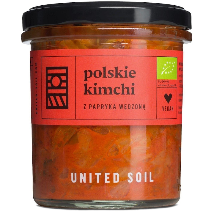 Kimchi polonez cu boia de ardei afumata, Bio, 290 g