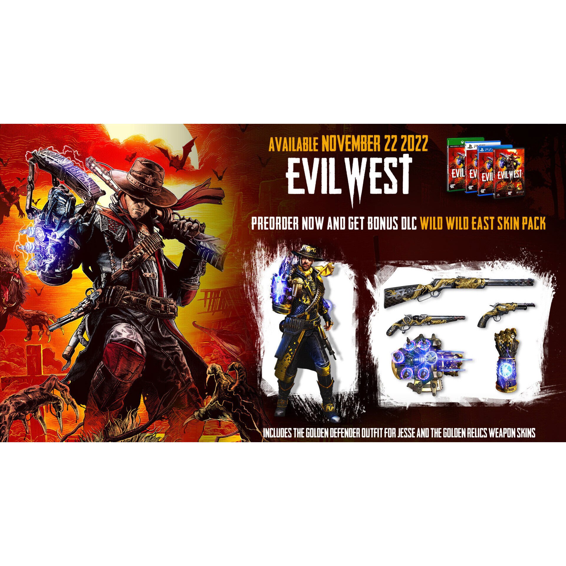 Nuovissimo! Evil West rara versione USA USA NA (Sony
