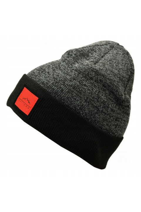 Caciula de iarna barbati Stylion, calduroasa si confortabila, din acril tricotat moale, bicolora Negru/Gri, marime L/XL. Perfecta pentru protectie la frig intens, stil casual sportiv. Ideala pentru sezonul rece, drumetii montane, ski