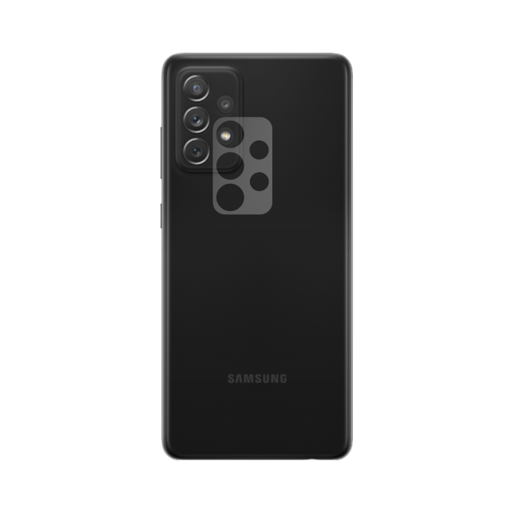 Set 4X Folie Protectie Camera iSkinz pentru Samsung Galaxy A72 - Invisible Skinz Matte, Siliconica Mata Anti-Amprenta, Anti-Reflex, Adeziva si Flexibila