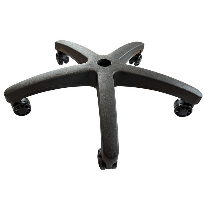 Set Profesional ARKA CHAIRS format din Picior stea neagra P14-350mm si 5 rotile RX04 pentru scaun gaming