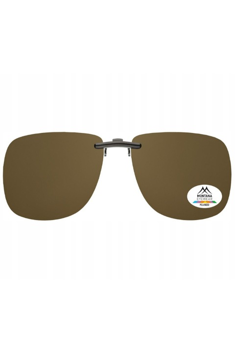 Lentile polarizate pentru ochelarii de vedere, Montana, Unisex, Maro, Marime Universala