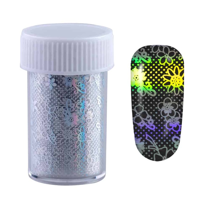 Folie de transfer rainbow, Holografic 13, G522-13, Sela