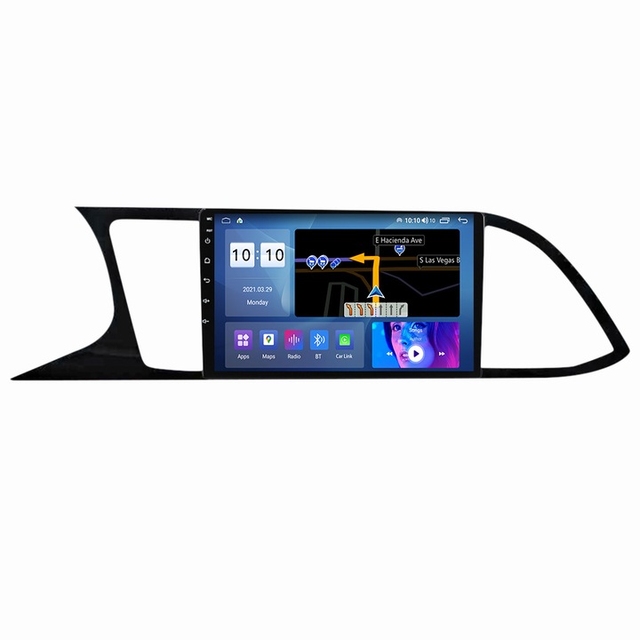 Мултимедия IzziShop, Съвместима със Seat Leon 3, 4/64GB RDS+CarPlay+4G