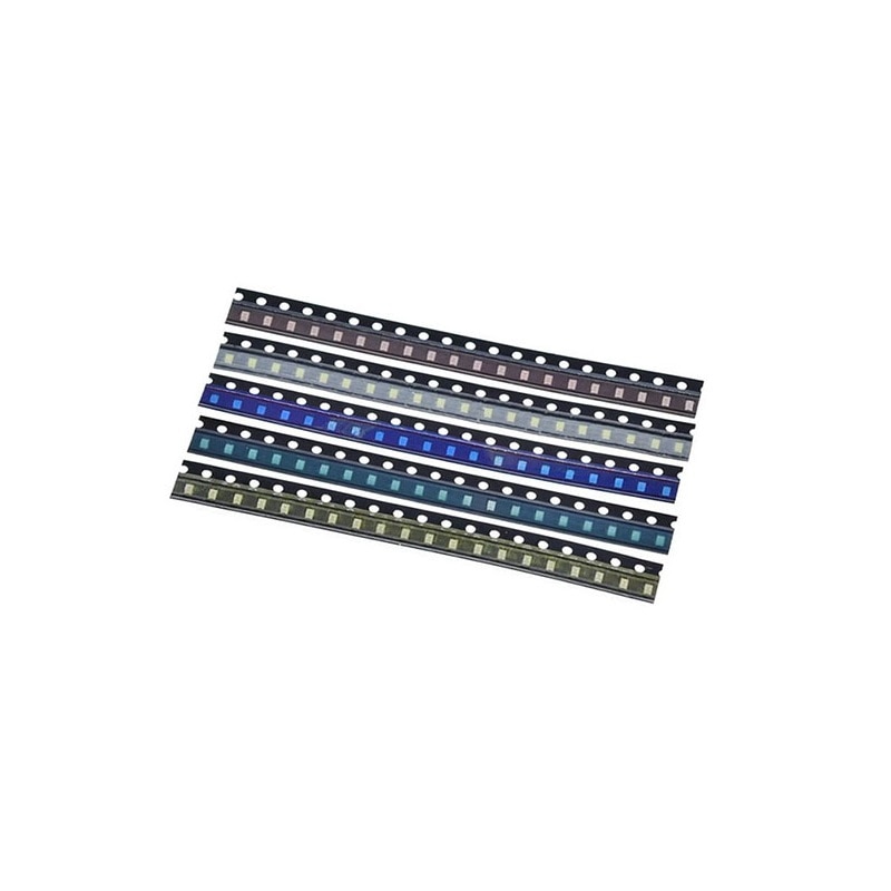 Led 12v 100 Pz 3528 (1210) SMD LED Diodo Emettore Lampada Chip Perline Di Luce Bianco Caldo Rosso Verde Blu Giallo Arancione UV Rosa RGB Micro 3 V SMT Diodi Led