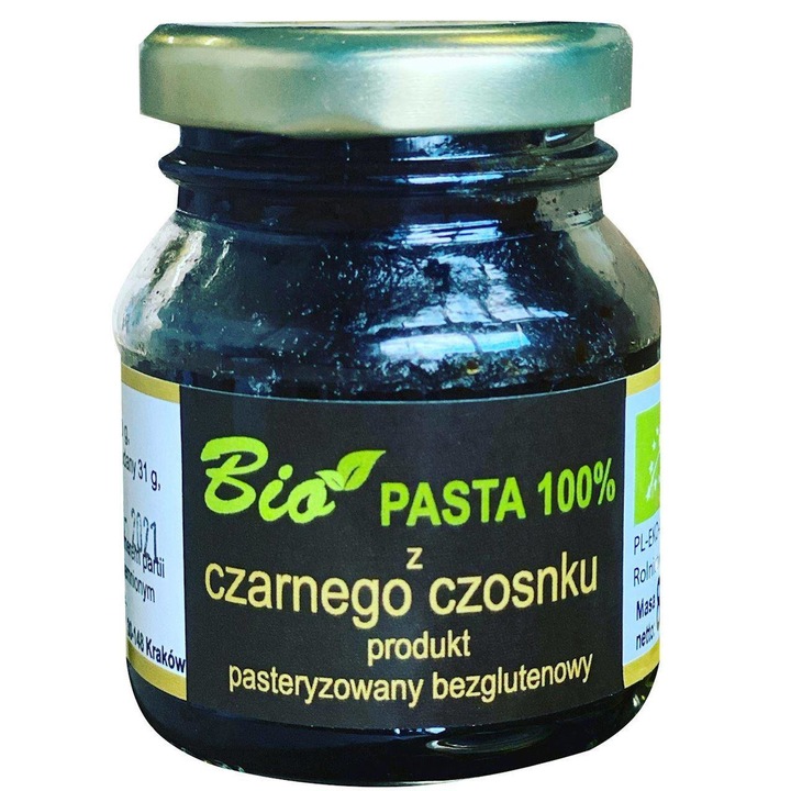 Pasta de usturoi negru fara gluten, Bio, 80 g