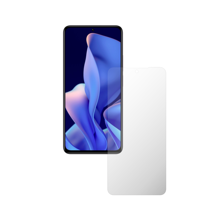 iSkinz Самовъзстановяващо се защитно фолио за екран за Xiaomi Redmi Note 11 Pro+ Plus 5G - Удобен за калъф, Invisible Skinz UHD, ултра-прозрачен силикон с пълно покритие, залепващ и гъвкав