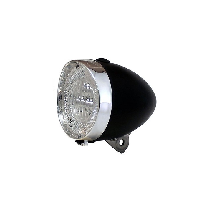 Far Clasic Union cu iluminare led, pe baterie Negru