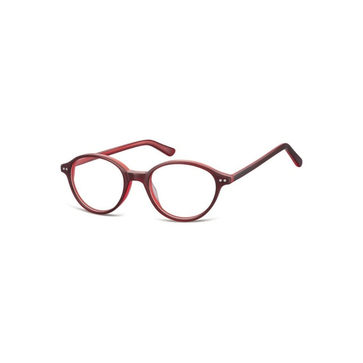 Rame ochelari de vedere, Sunoptic, Acetat, Visiniu