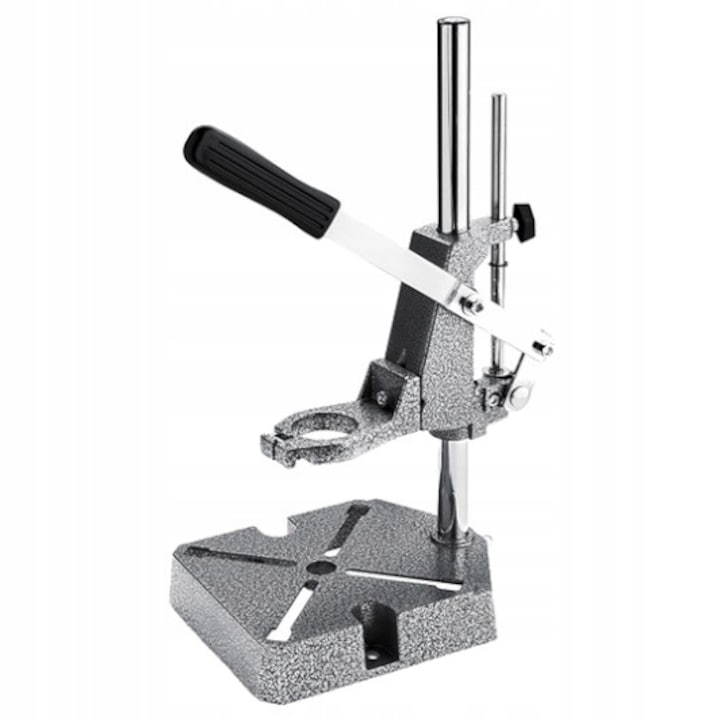 Suport pentru bormasina, Reglabil, 38-43 mm, Gri/Negru