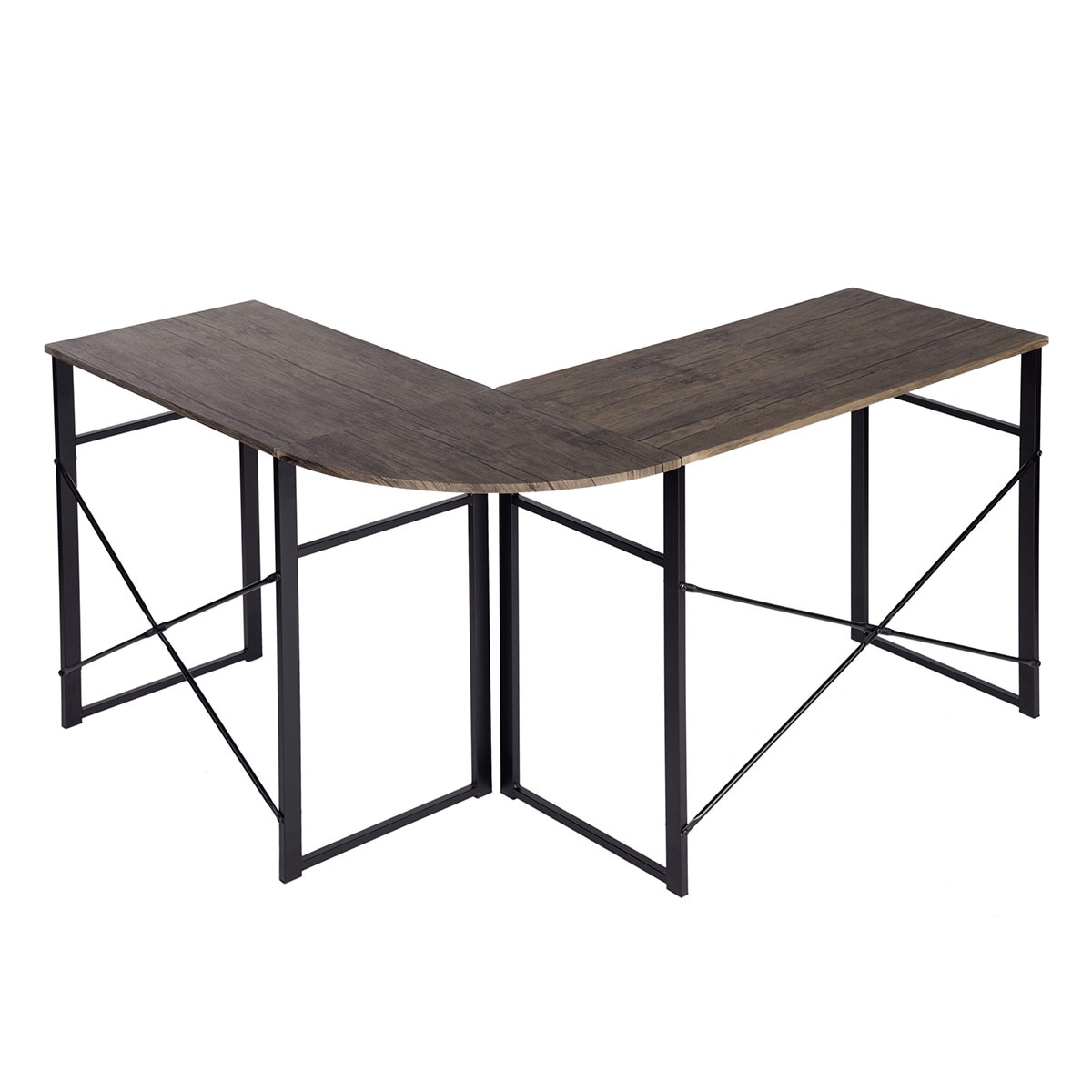 Birou coltar cu design modern, dimensiuni 123 x 72 x 100 cm, structura ...
