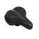 Sa bicicleta Kopenpal cu arcuri din piele ecologica, Negru, 19x22x11 cm