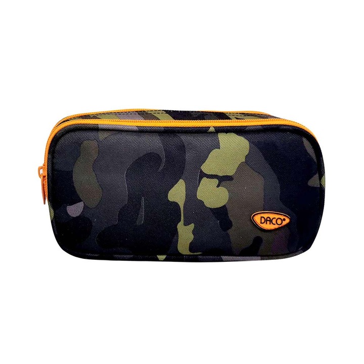 Daco pénztárca toll, 2 cipzár, modell PE674, méret 215x95x65 mm, szín többszínű