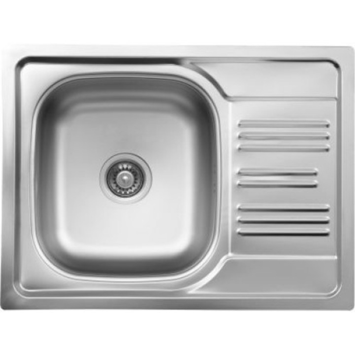 Chiuveta Deante Xylo, Otel, 78x43.5 cm, Argintiu