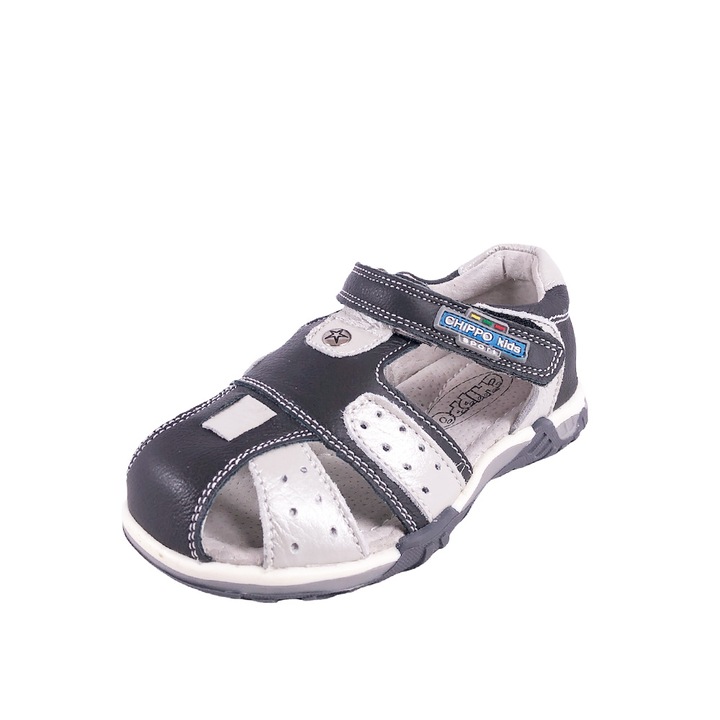 Детски сандали Chippo Kids 523690, 25-30, Естествена кожа, Сив
