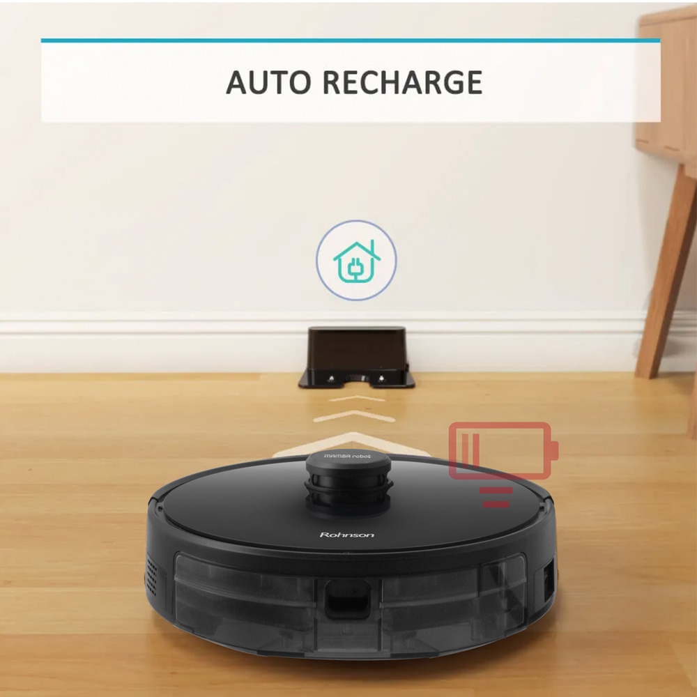Robot aspirator cu Wi-Fi, Rohnson Mamba Robot RM01