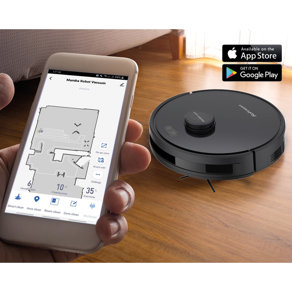Robot aspirator cu Wi-Fi, Rohnson Mamba Robot RM01
