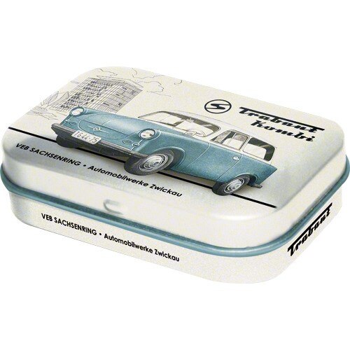 Cutie metalica cu bomboane - Trabant Kombi 6x4x1,6 cm