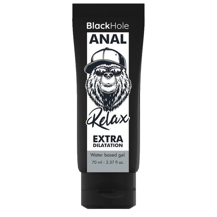 Erotica Black Hole Anal Relax Síkosító, Extra tágító, Nyugtató, Relaxáló, 70 ml