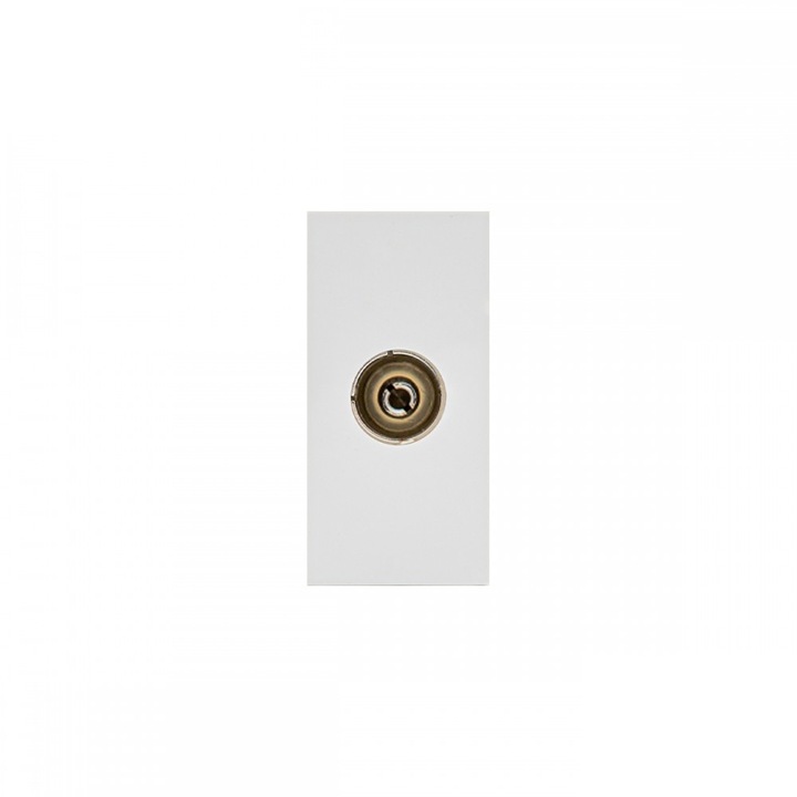 Гнездо за телевизионна антена Maclean, MCE726W, бяло, семпло