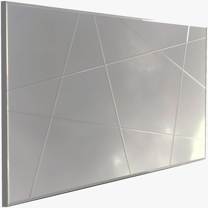 Kalune Design Amy dísztükör, MDF, 130x2,2x62xcm, Ezüst