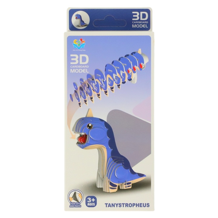 3D пъзел Динозавър, Танистрофей, фазер, NOP535, 30 части