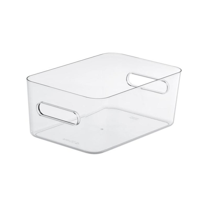 Műanyag tárolódoboz, 5,3 liter, SMARTSTORE Compact Clear M, átlátszó