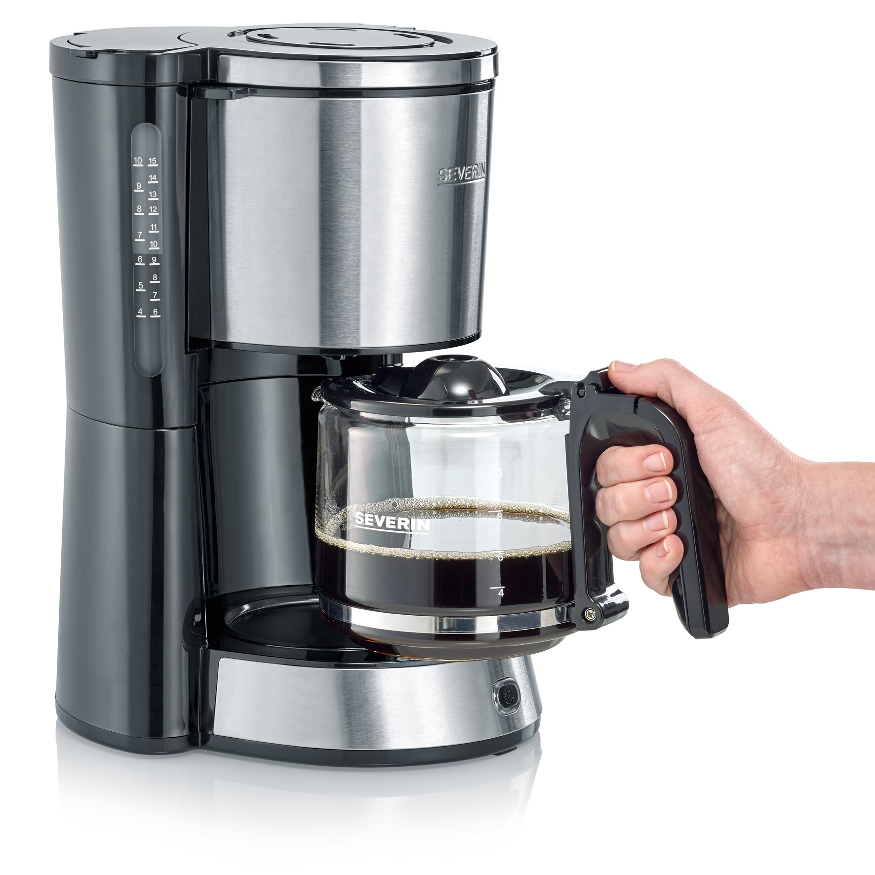 SEVERIN KA 5829 Duo Filter Coffee Machine with Thermal Jug, Coffee Machine  for up to 16 Cu