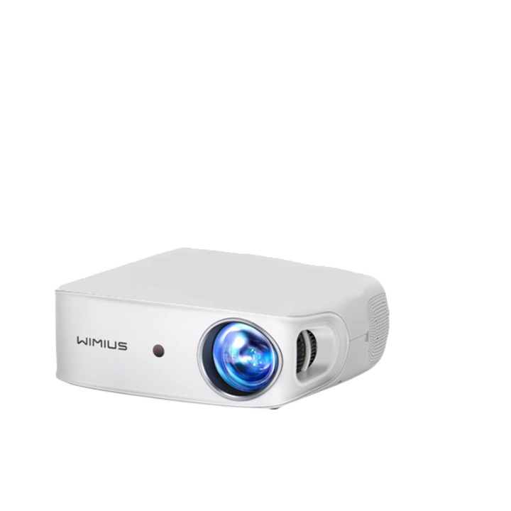 Videoproiector Wimius K7, 5G WiFi Bluetooth 9800 lumeni, corectie trapezoiala automata 6D si 4P / 4D Full HD 1080P 4K