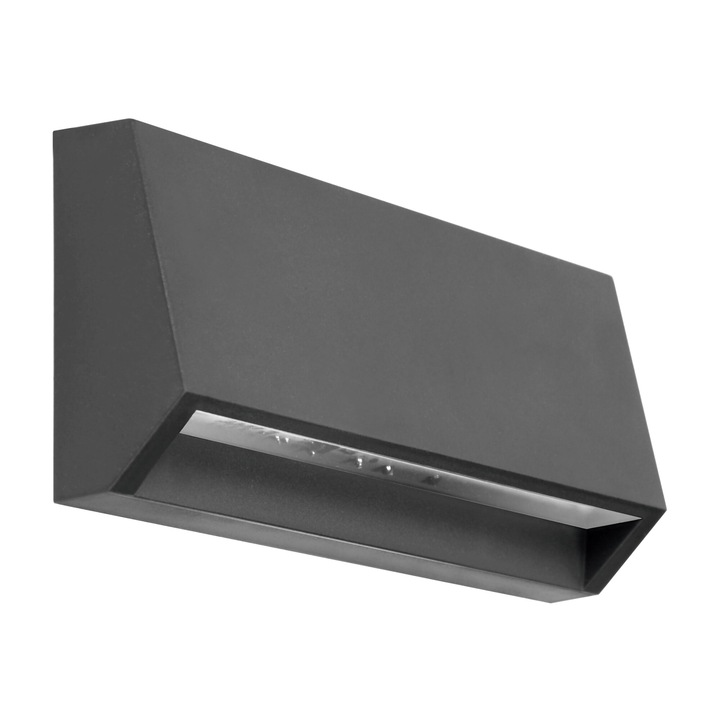 ADVITI Enye homlokzati lámpa AD-OP-6191L4, 3W, LED SMD, 170lm, IP65, 4000K, szürke