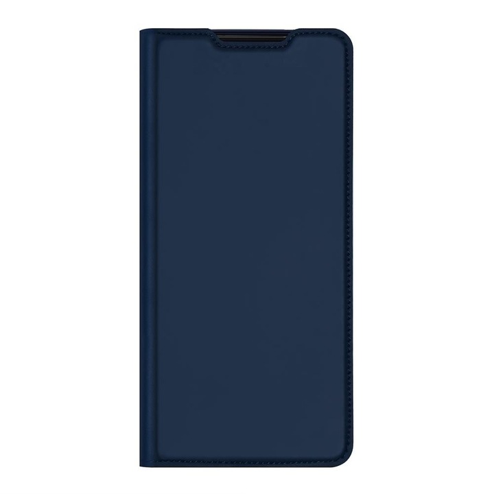 Калъф-книга Dux Ducis Skin Pro, за Oppo A36 / A76 / Realme 9i, Еко кожа, Анти-пръстови отпечатъци, Син