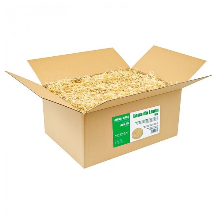 Lana de Lemn pentru Ambalare 1 Kg, Material Lemn, Natur