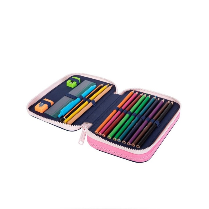 Ученически несесер с пособия Coolpack, Jumper 2 Follow Your Dreams, Многоцветен