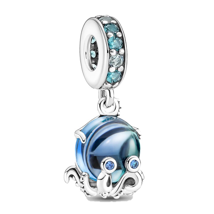 Nadiela 925 Ezüst charm, kompatibilis a Pandora, Ocean Octopus