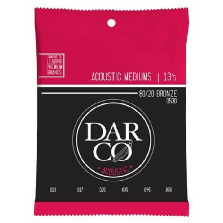 Darco D530 Akusztikus gitár húr szett, bronz, közepes 013-056