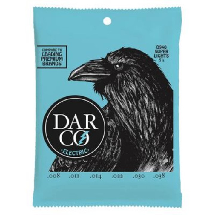 Darco D940 Elektromos gitár húr szett, nickel wound, extra könnyű 008-038