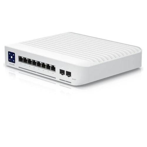 UBIQUITI USW-ENTERPRISE-8-POE UNIFI SWITCH 8x 2,5GB/S RJ45 POE+, 2x 10GB/S SFP+, TOUCHSCREEN, TOTAL 120W