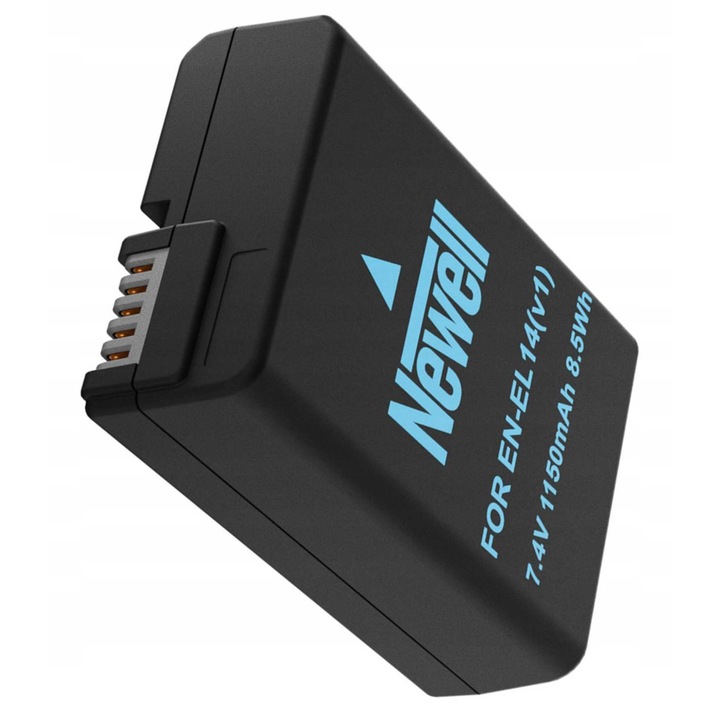 Baterie Newell compatibila Nikon, EN-EL14, Negru