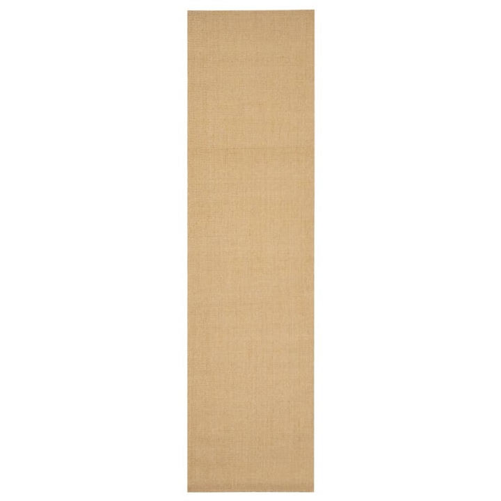 Килим vidaXL, естествен сизал, 66x250 см, 4.35 Kg