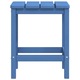 Scaune gradina Adirondack cu masa vidaXL, taburet, albastru marin HDPE, 24.36 kg 3095715