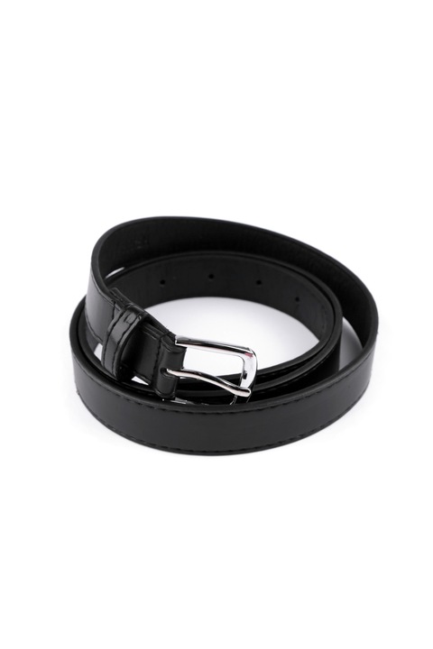 Női öv, szélessége 2,3 cm, hossza 110 cm, fekete