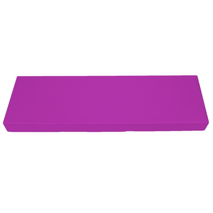 Perna banca gradina, terasa, mobilier, Fucsia, Husa detasabila, 120x40x8 cm, exterior, impermeabila, pentru balansoar, paleti, Superkissen24