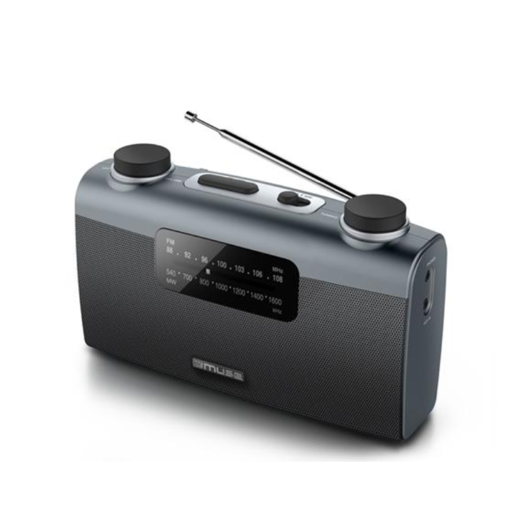 Muse M-058R Hordozható FM Rádió - Szürke (M058R)