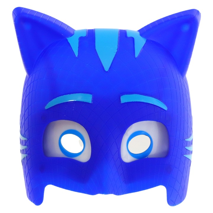 Маска Pjmasks, със светлина, Хелоуин, 16 см, Синя