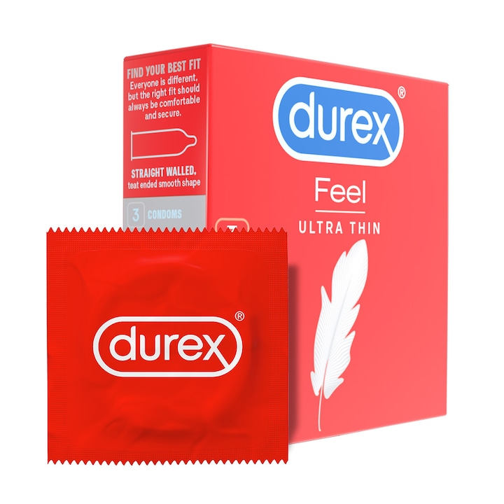 Durex Feel Ultra Thin óvszer, 3 db