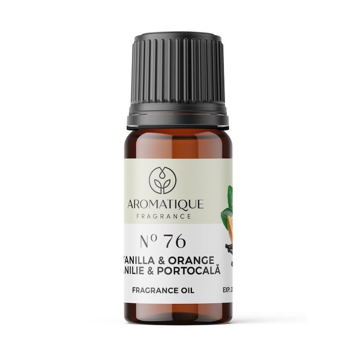 Ulei aromat Aromatique Vanilie & Portocala - Nr. 76, 10 ml