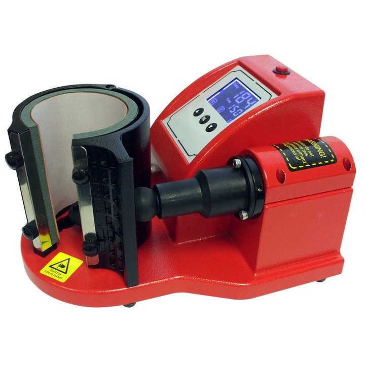 Masina de presat la cald, afisaj digital, putere 1400W, negru