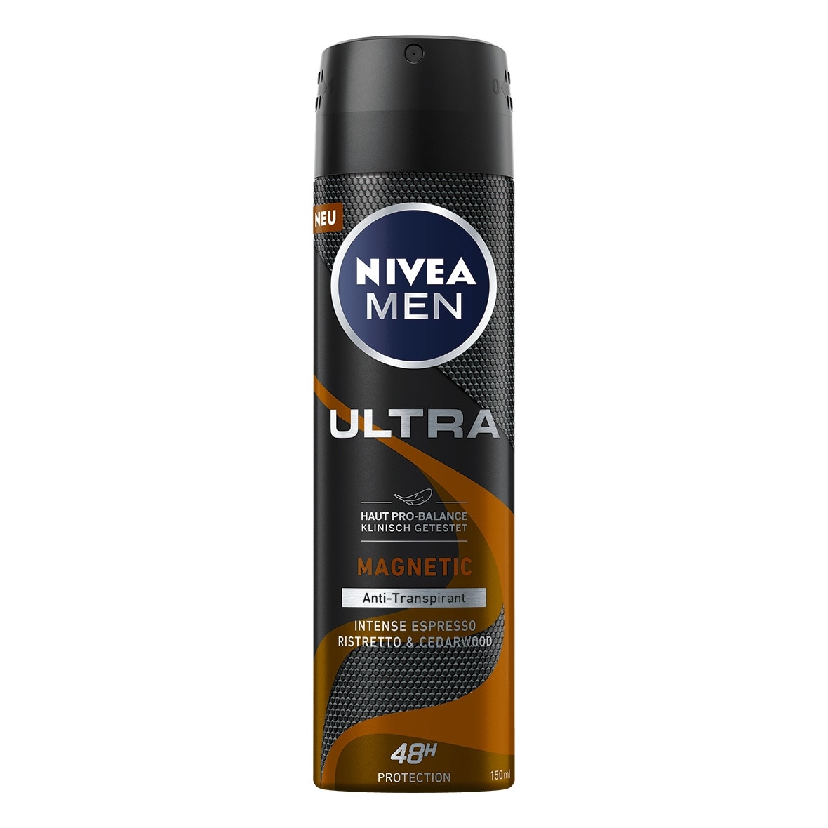 Дезодорант Nivea Men Ultra Magnetic, 150 мл - eMAG.bg