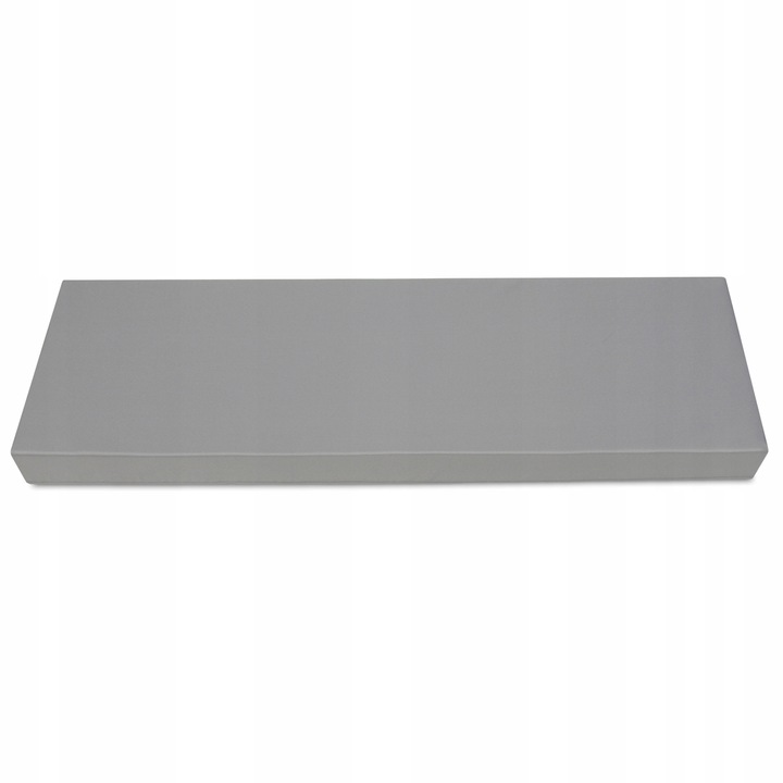 Perna banca gradina, terasa, mobilier, Gri, Husa detasabila, 120x40x8 cm, exterior, impermeabila, pentru balansoar, paleti, Superkissen24