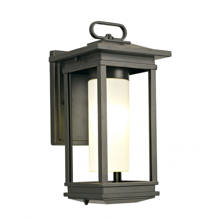 Klausen Louis 3 kültéri fali lámpa, fekete, 1XE27, alumínium, H35,.5cm, IP44